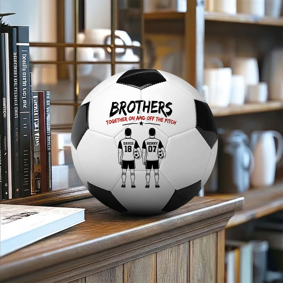 Brother Hood - Personalized Custom Soccer Ball - Image 2