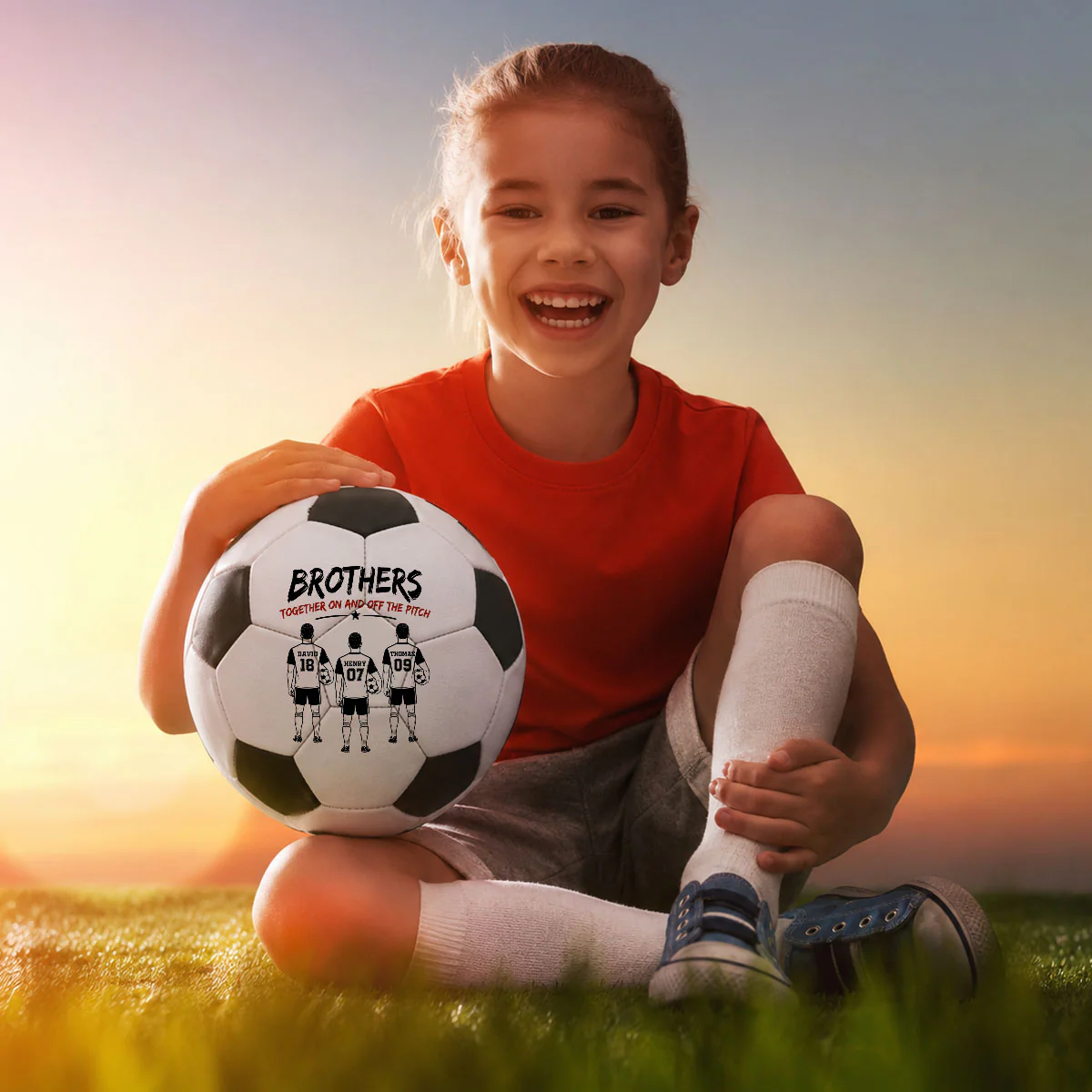Brother Hood - Personalized Custom Soccer Ball - Image 5