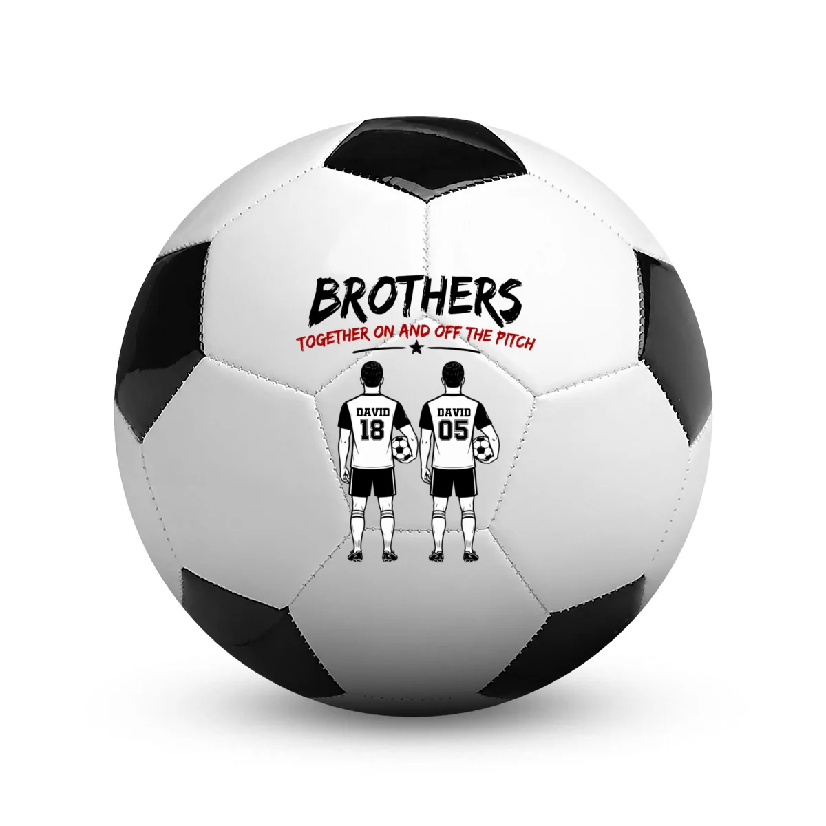 Brother Hood - Personalized Custom Soccer Ball - Image 8