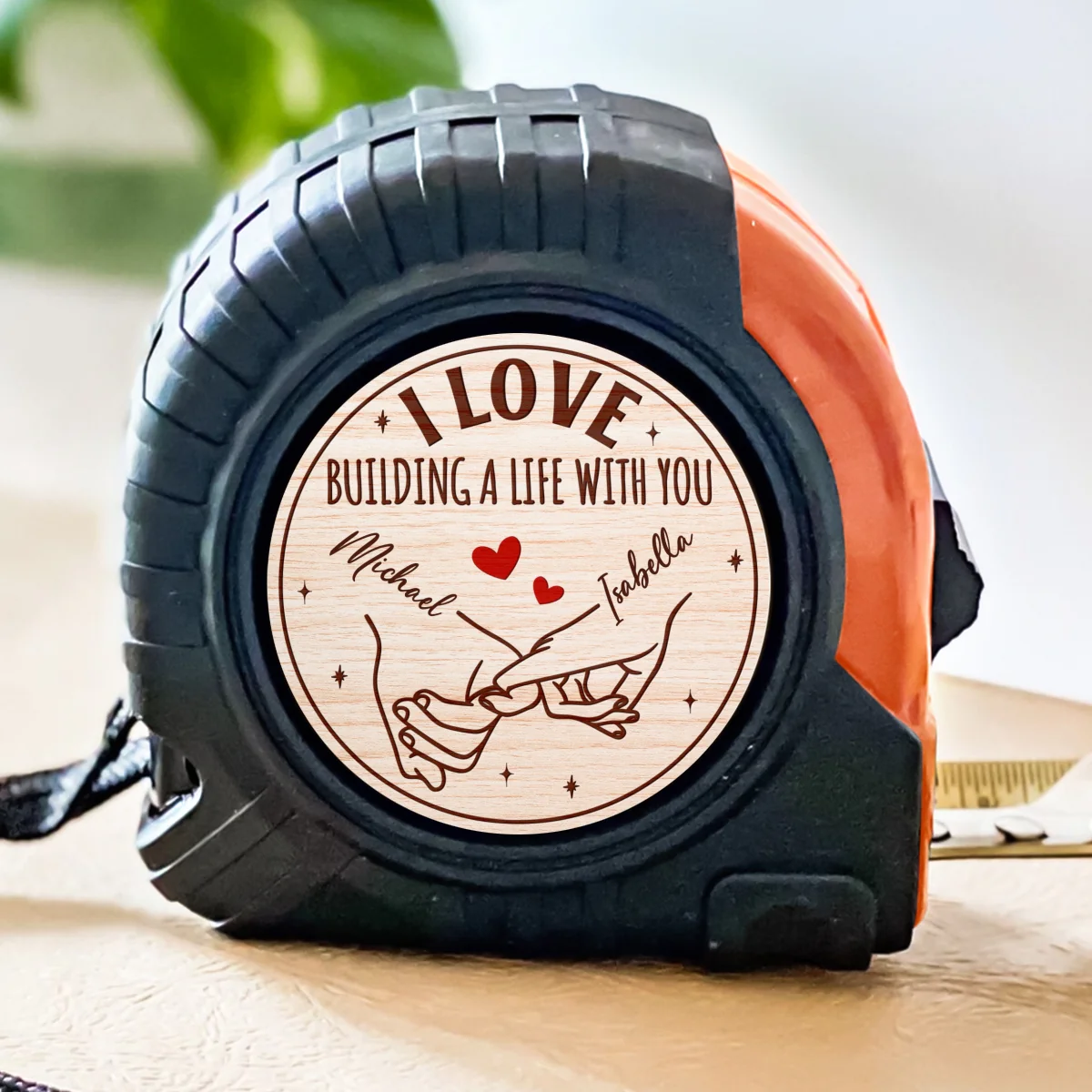Building Love - Personalized Custom Tape Measure - Image 5