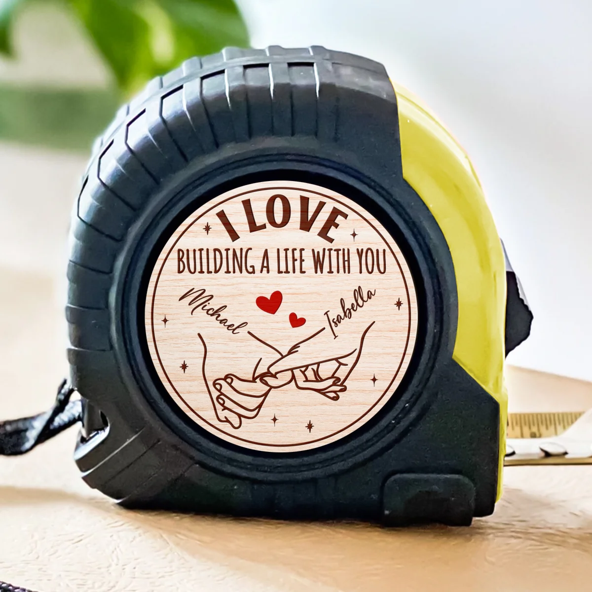 Building Love - Personalized Custom Tape Measure - Image 6
