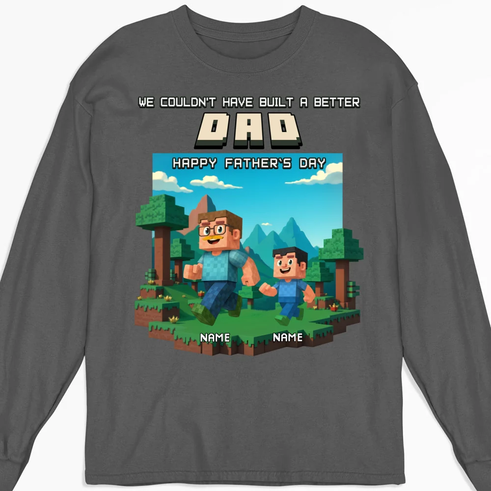 Built A Better Grandpa - Personalized Custom Shirt - Image 16