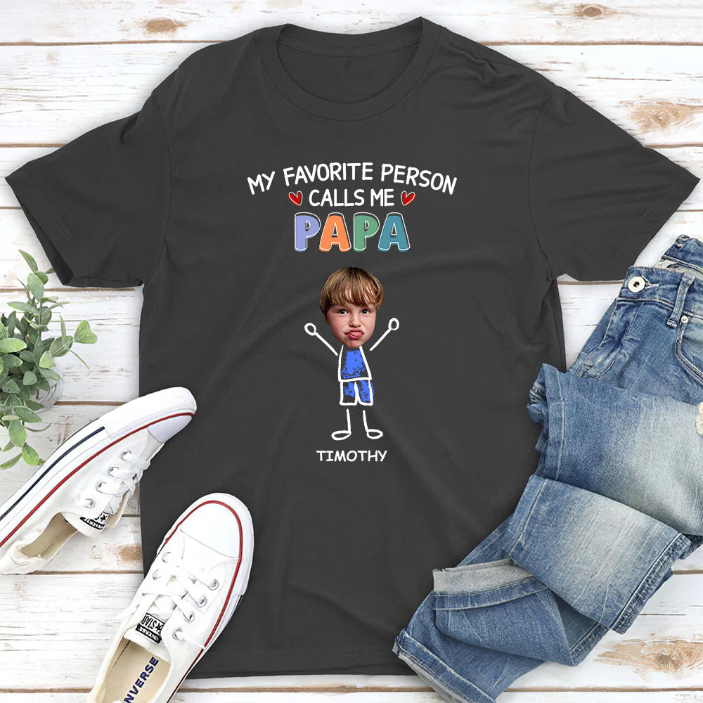 Call Me Grandpa - Personalized Custom Shirt - Image 3