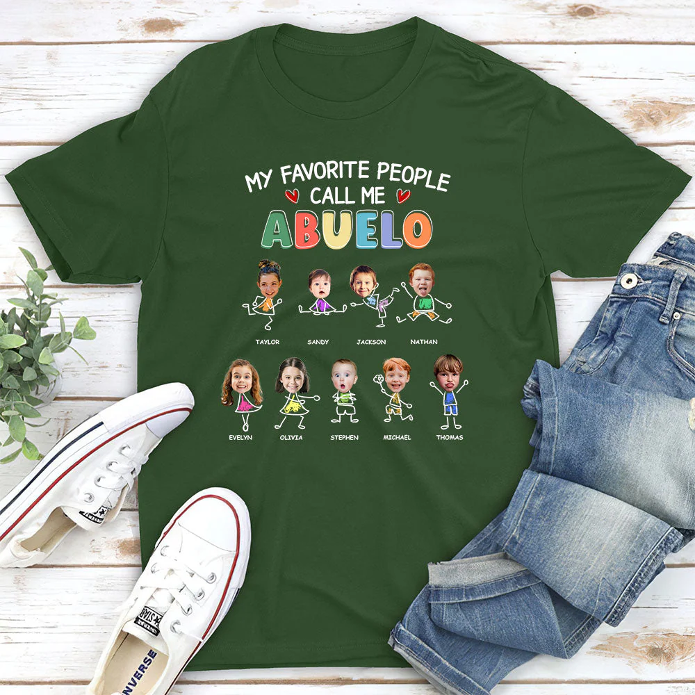Call Me Grandpa - Personalized Custom Shirt - Image 4