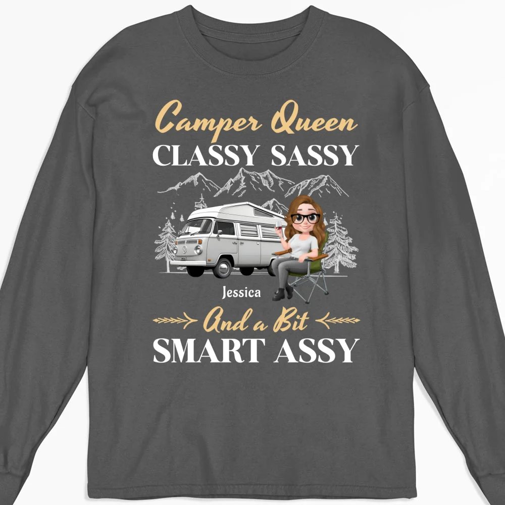 Camper Queen - Personalized Custom Shirt - Image 11