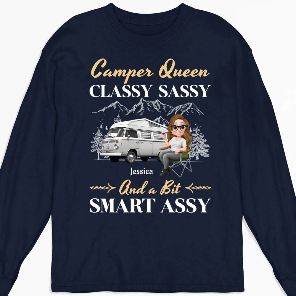 Camper Queen - Personalized Custom Shirt - Image 12