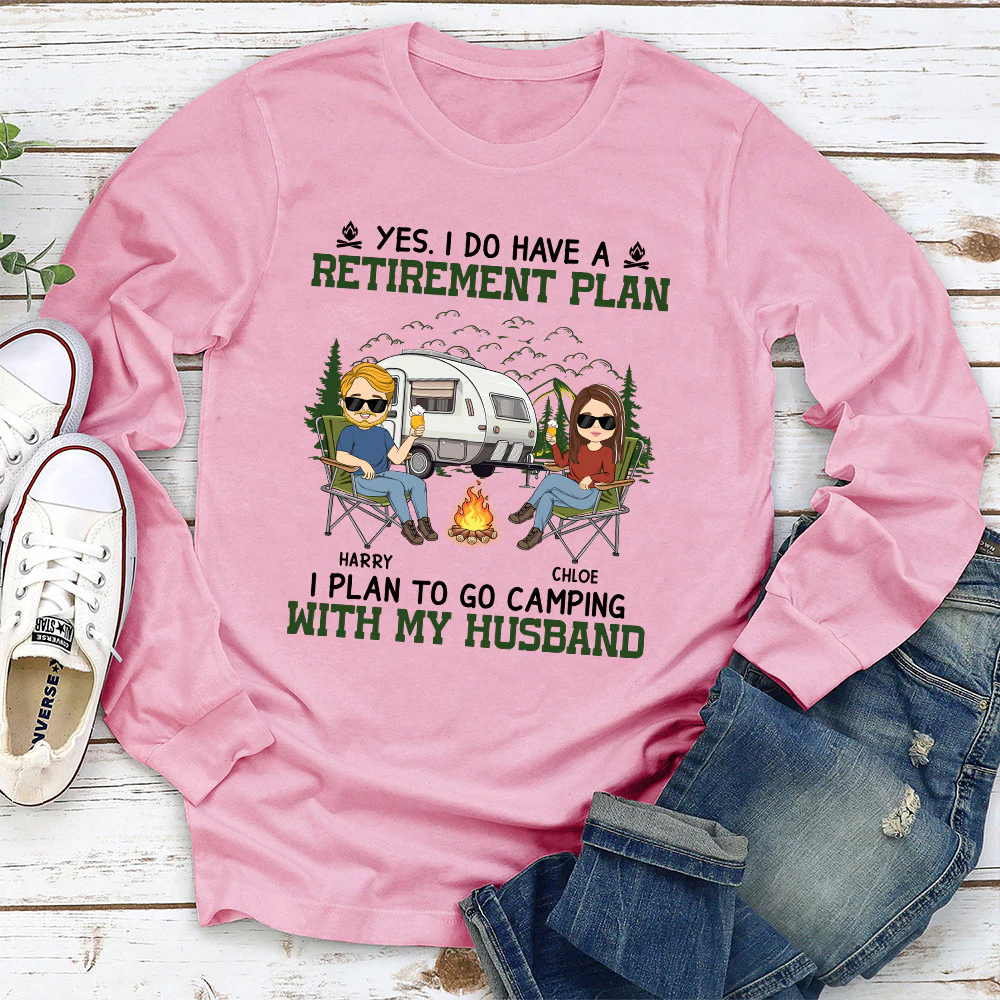Camping With My Love - Personalized Custom Shirt - Image 4