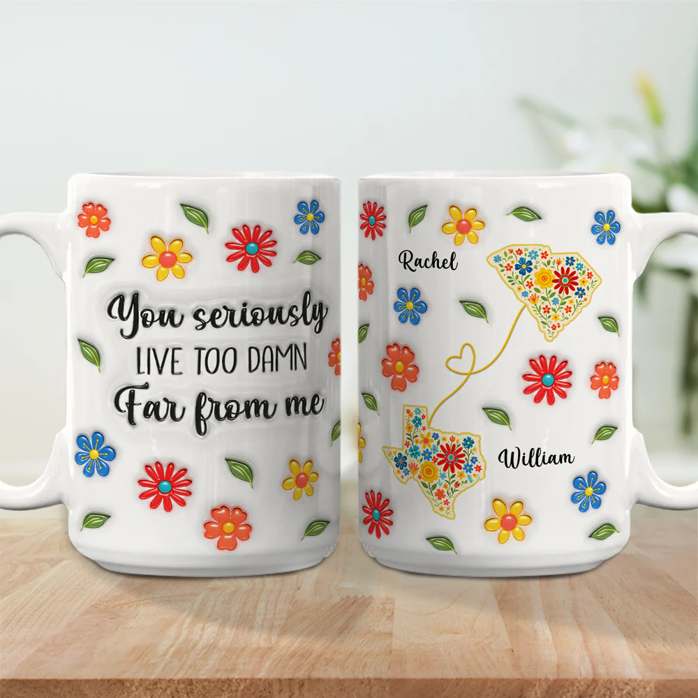 Can You Just Live Here - Personalized Custom 3D Inflated Effect Mug - Image 3