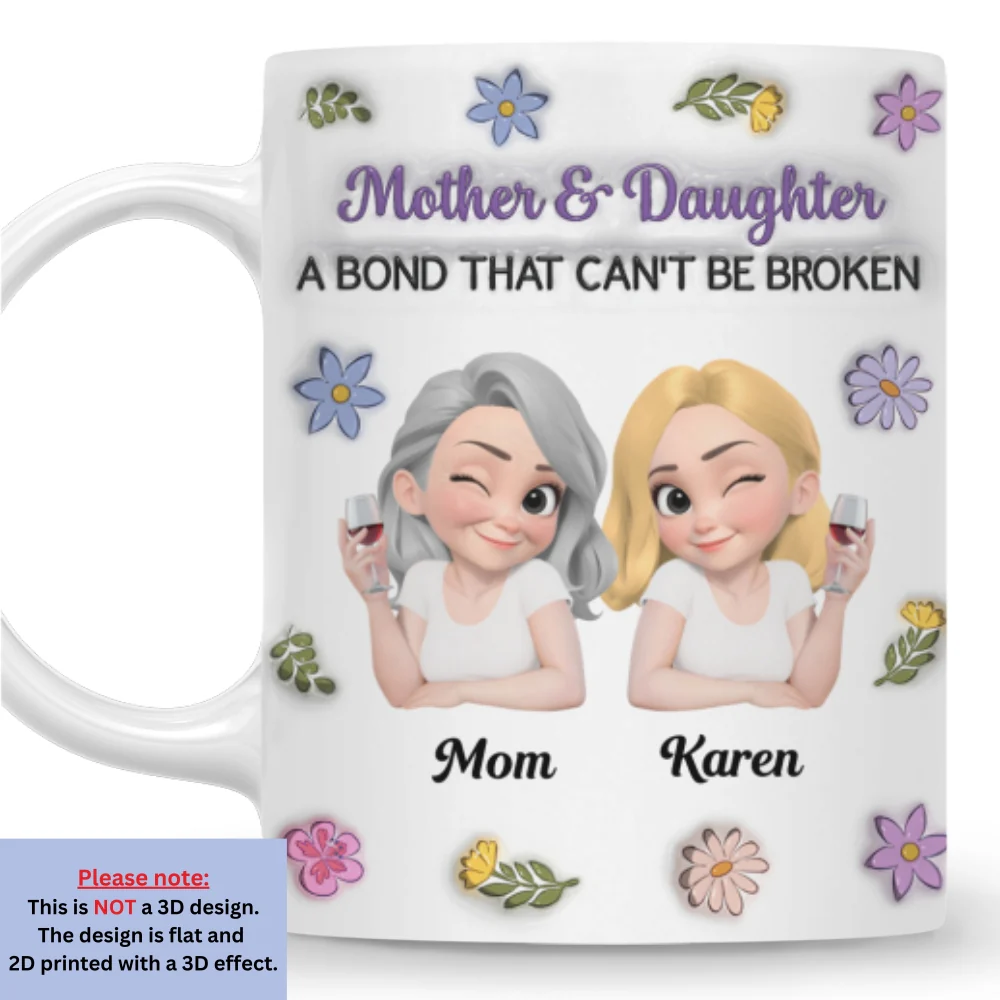 Cannot Be Broken - Personalized Custom 3D Inflated Effect Mug - Image 7
