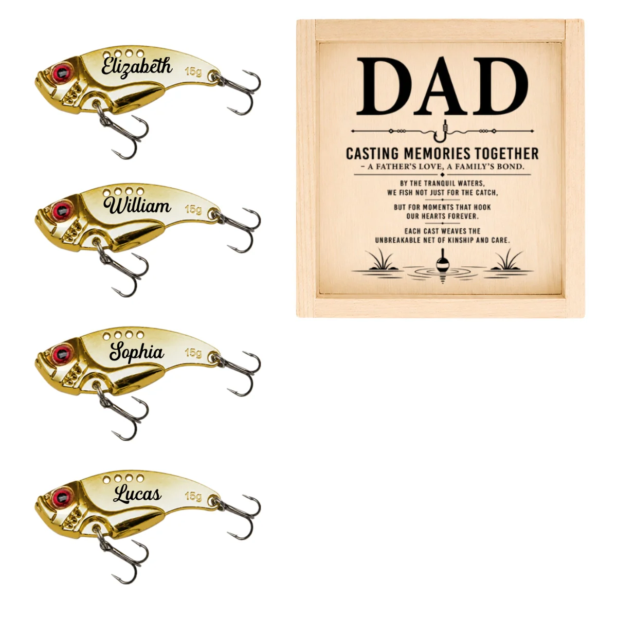 Casting Memories Together - Personalized Custom Fishing Lure - Image 11