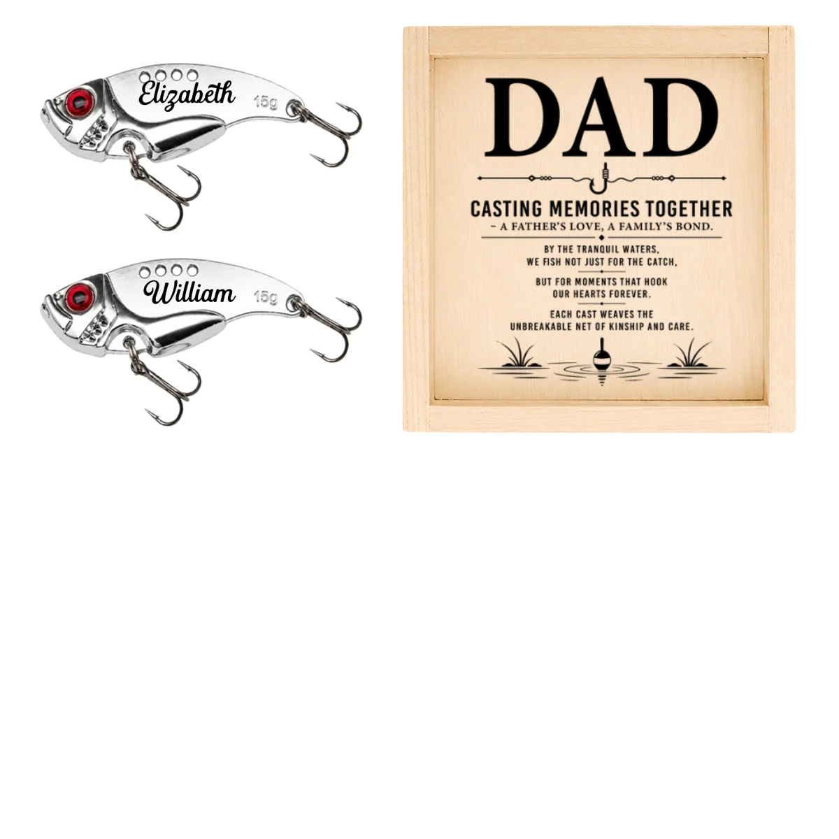 Casting Memories Together - Personalized Custom Fishing Lure - Image 14