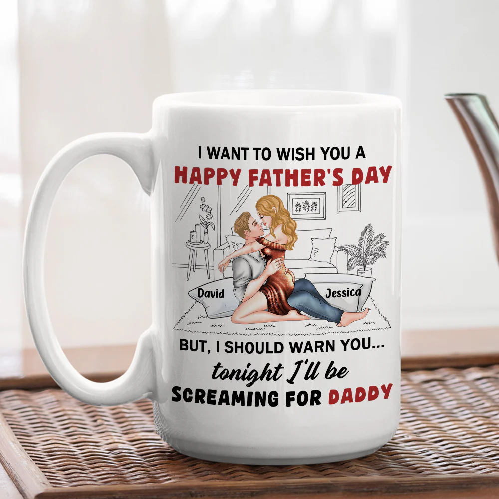 Celebrating Dad Then Calling Daddy - Personalized Custom Coffee Mug - Image 4