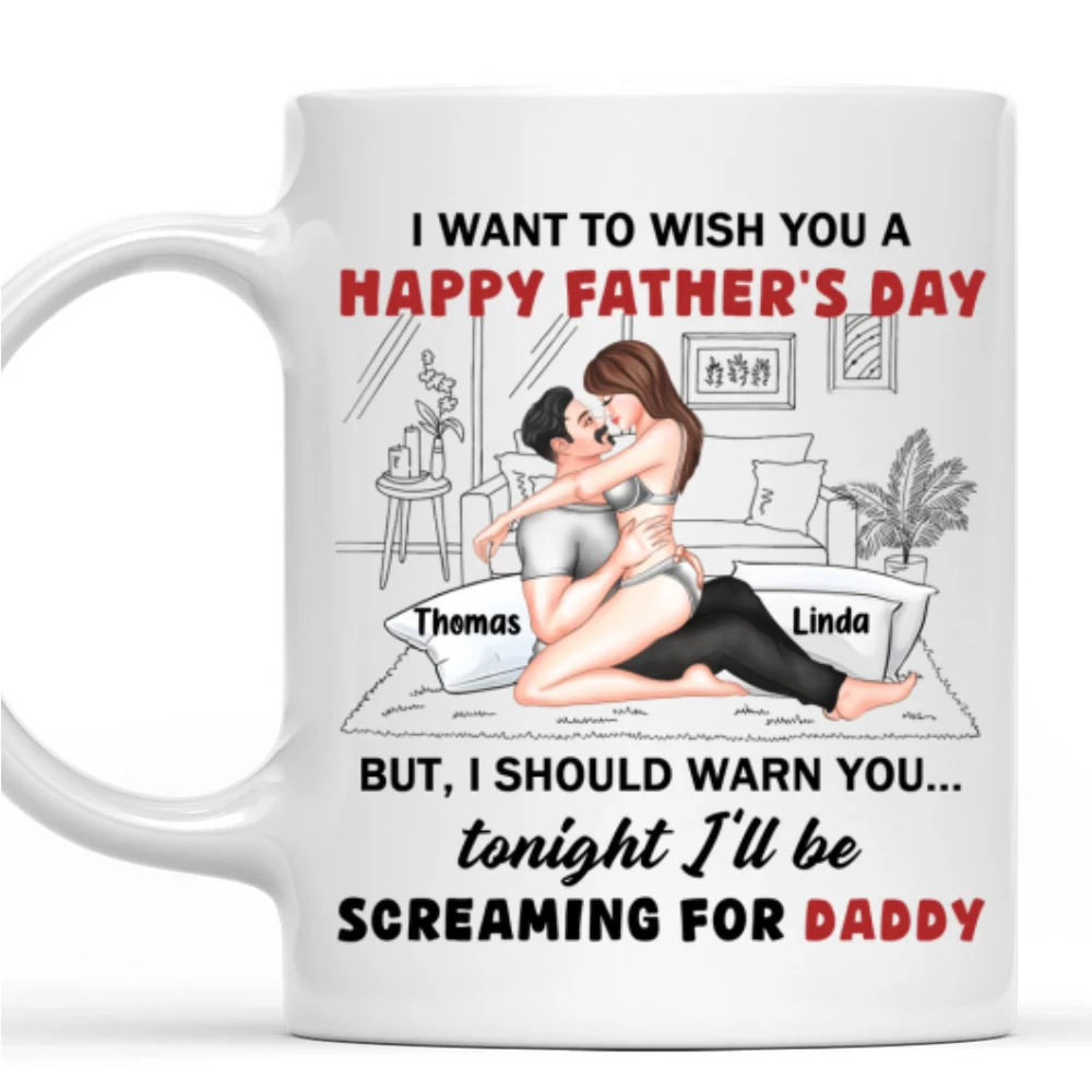 Celebrating Dad Then Calling Daddy - Personalized Custom Coffee Mug - Image 6