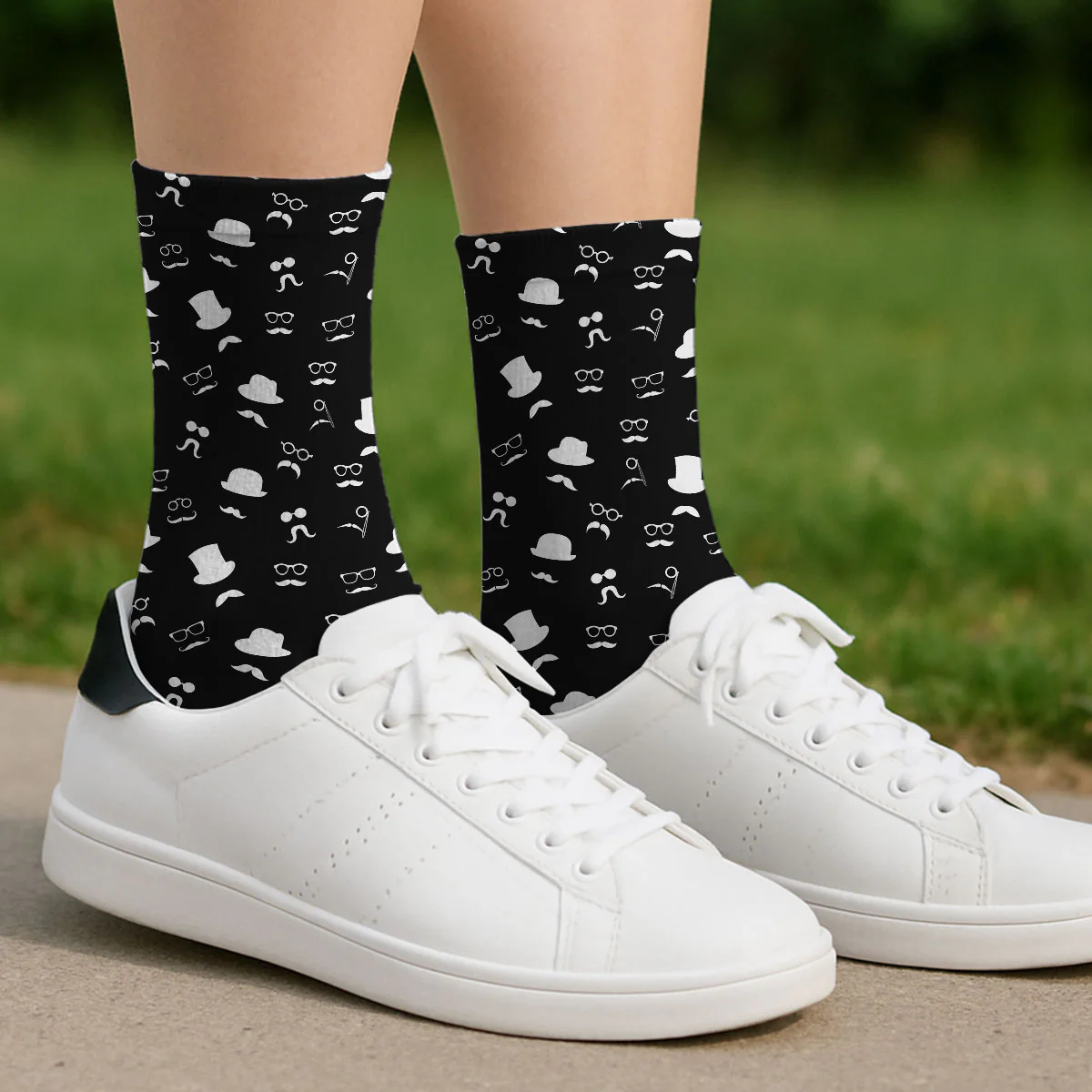 Certified Member Of Eye Rest - Personalized Custom Crew Socks - Image 5