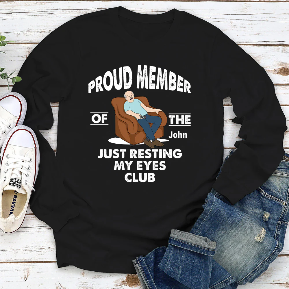 Certified Nap Club Member - Personalized Custom Shirt - Image 4