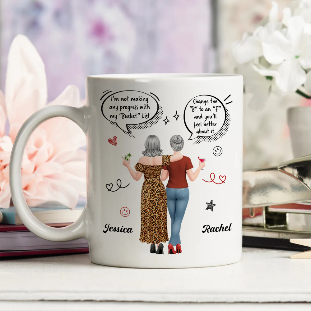 Change The Letter B To F - Personalized Custom Coffee Mug - Image 4