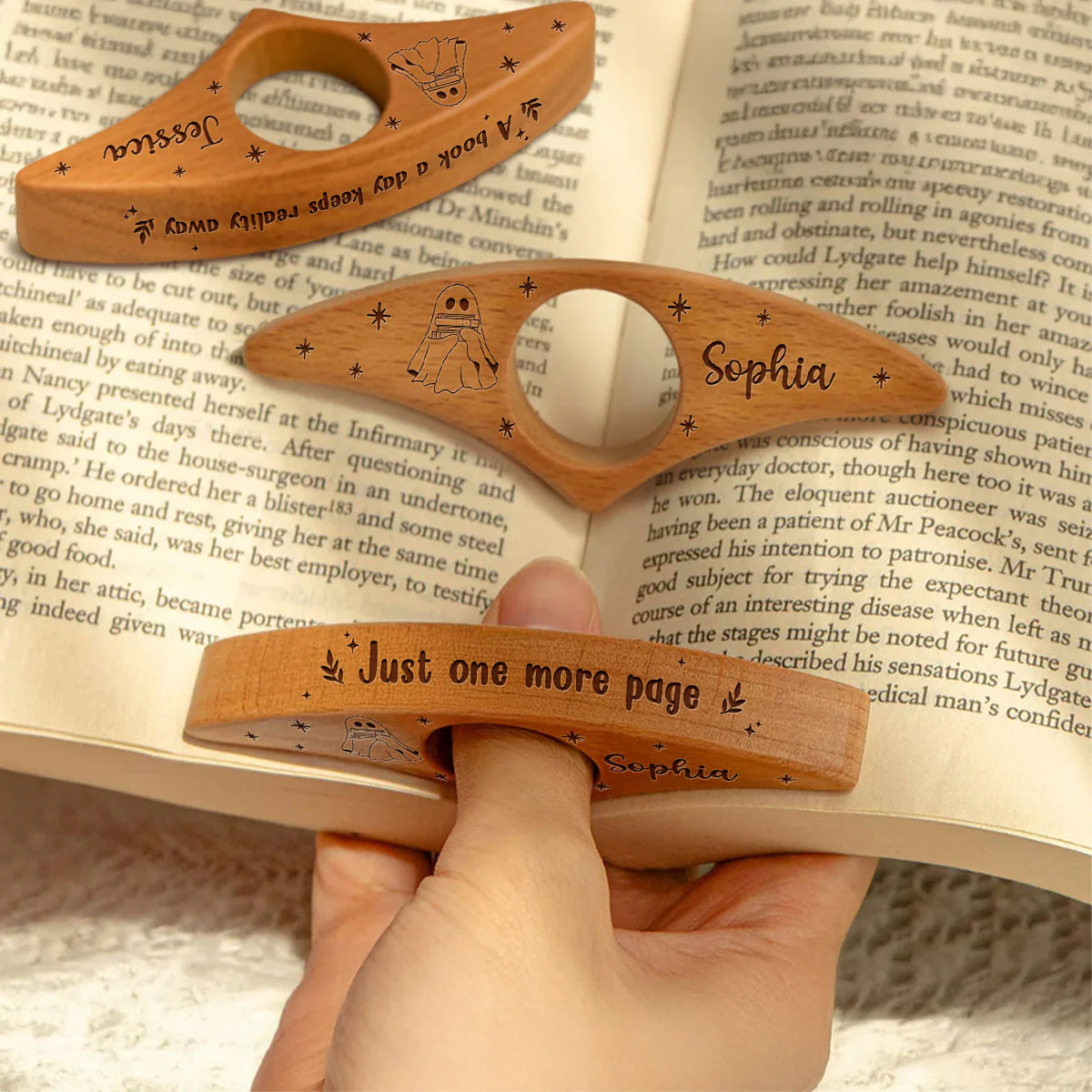 Chapter Addict - Personalized Custom Book Page Holder