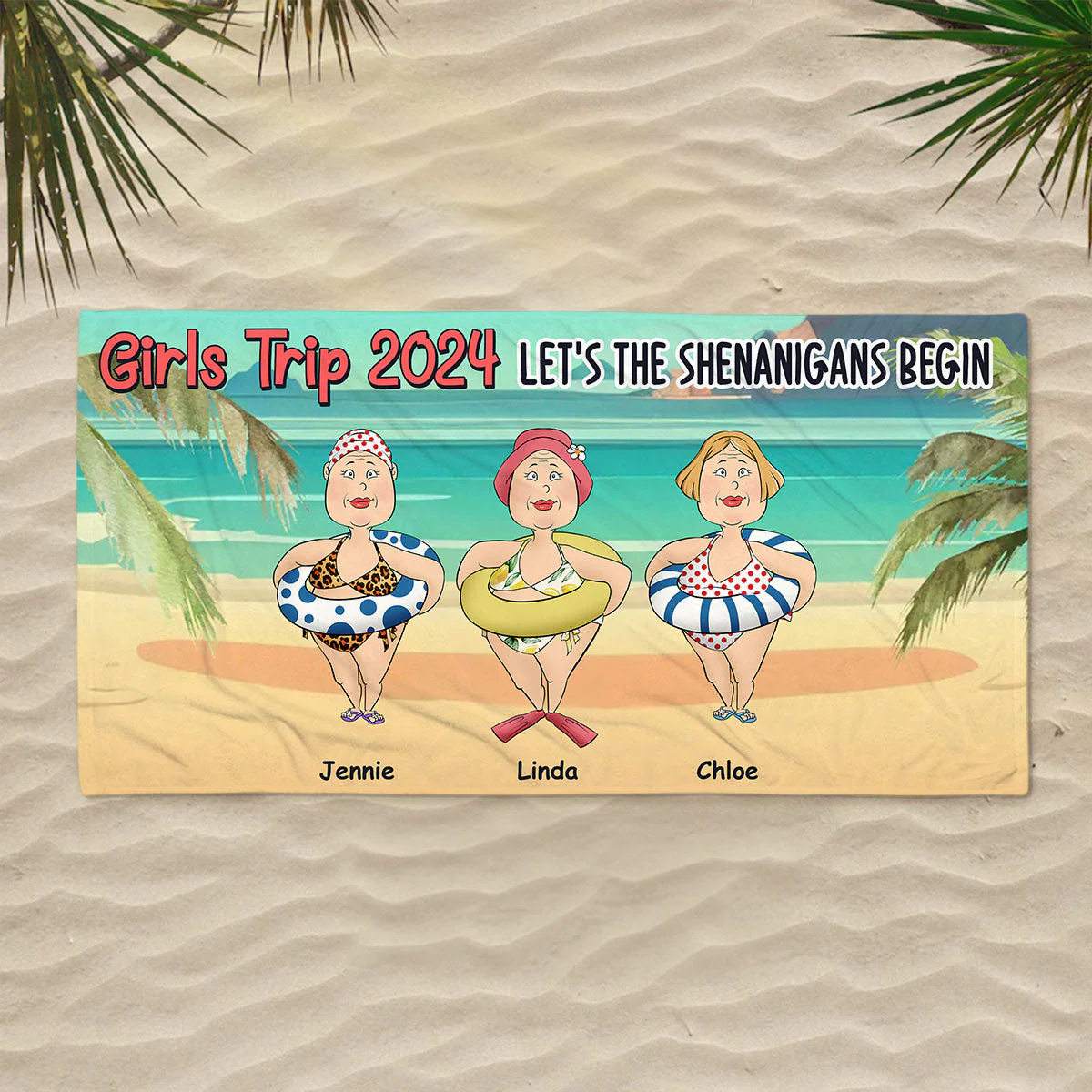 Cheaper Than Therapy - Personalized Custom Beach Towel - Image 2