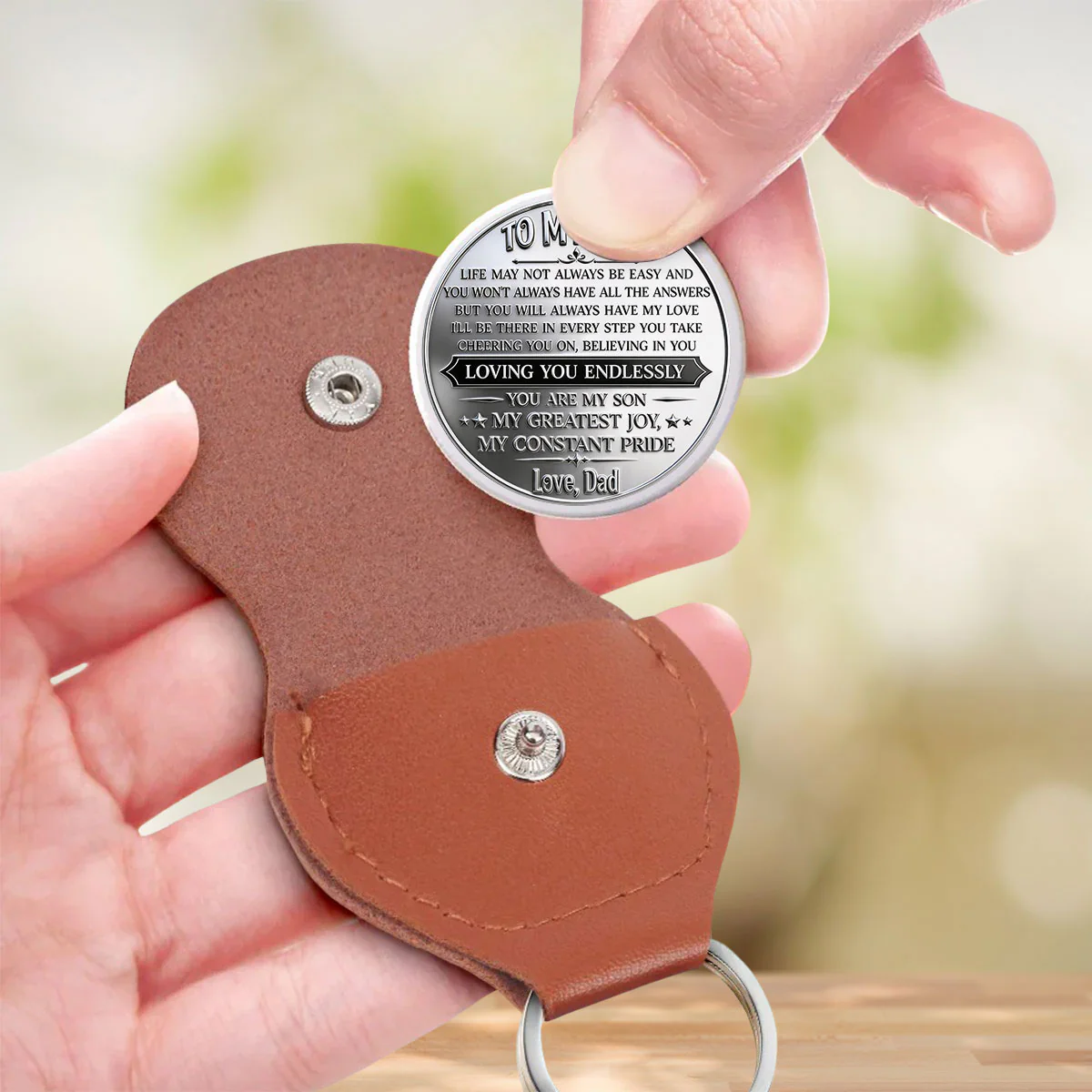 Cheering On You - Personalized Custom Pocket Hug - Image 3