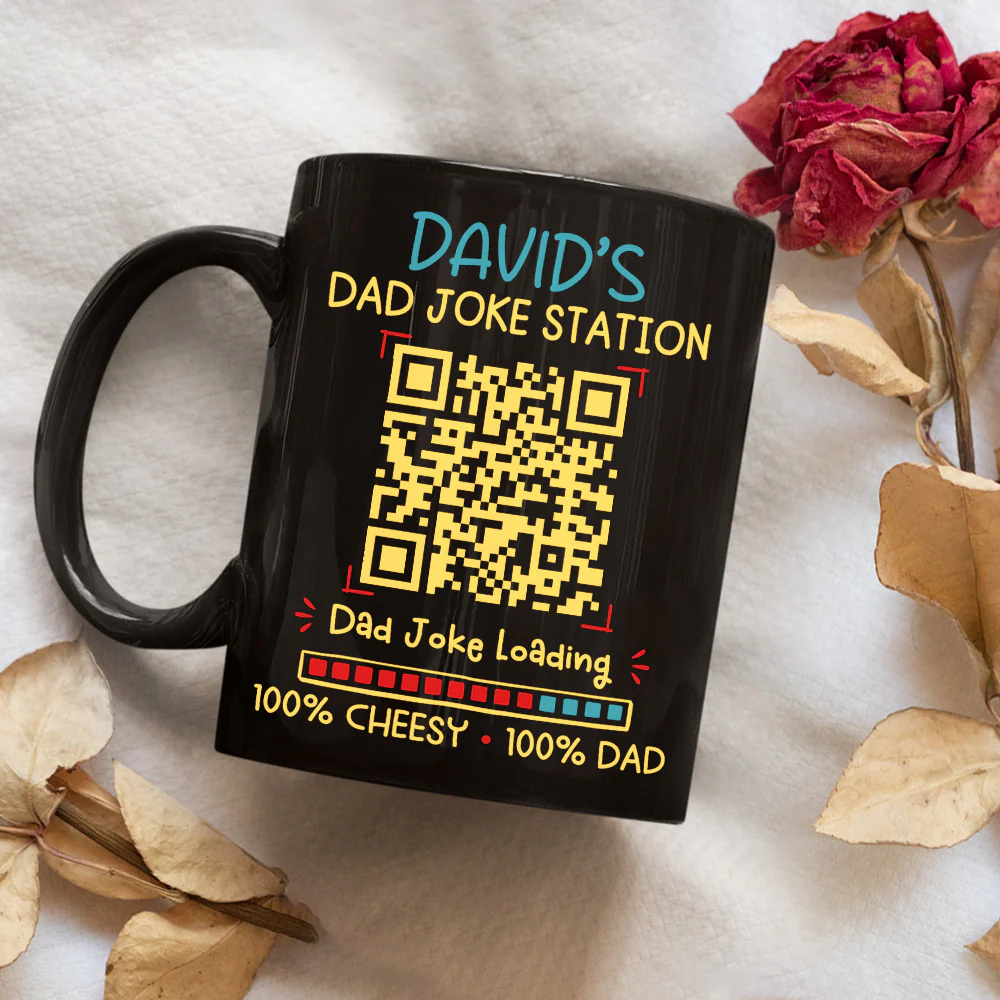 Cheesy Dad Joke - Personalized Custom Coffee Mug - Image 4