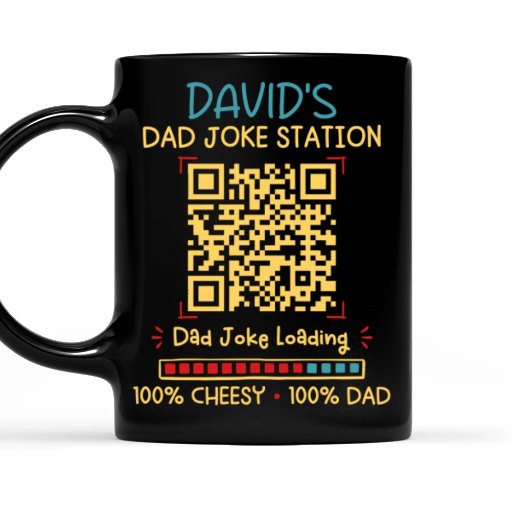 Cheesy Dad Joke - Personalized Custom Coffee Mug - Image 8