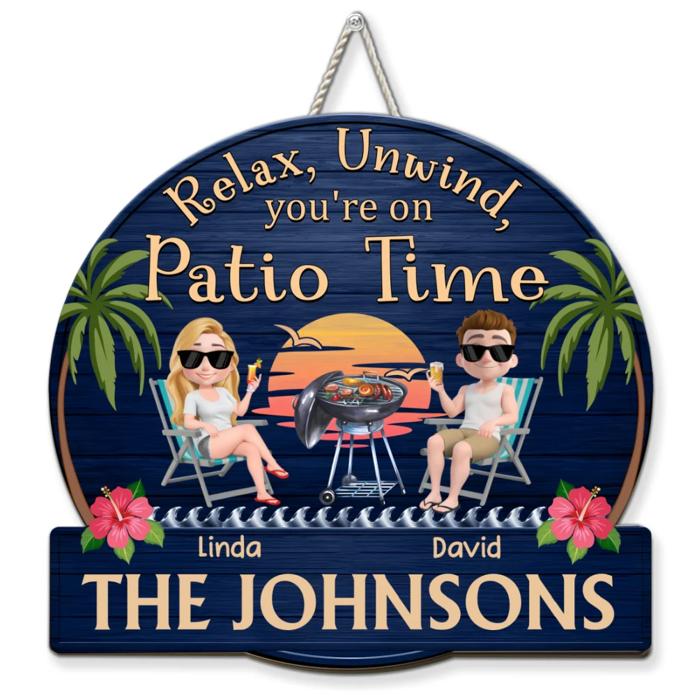 Chill Time At Home - Personalized Custom Wood Sign - Image 7