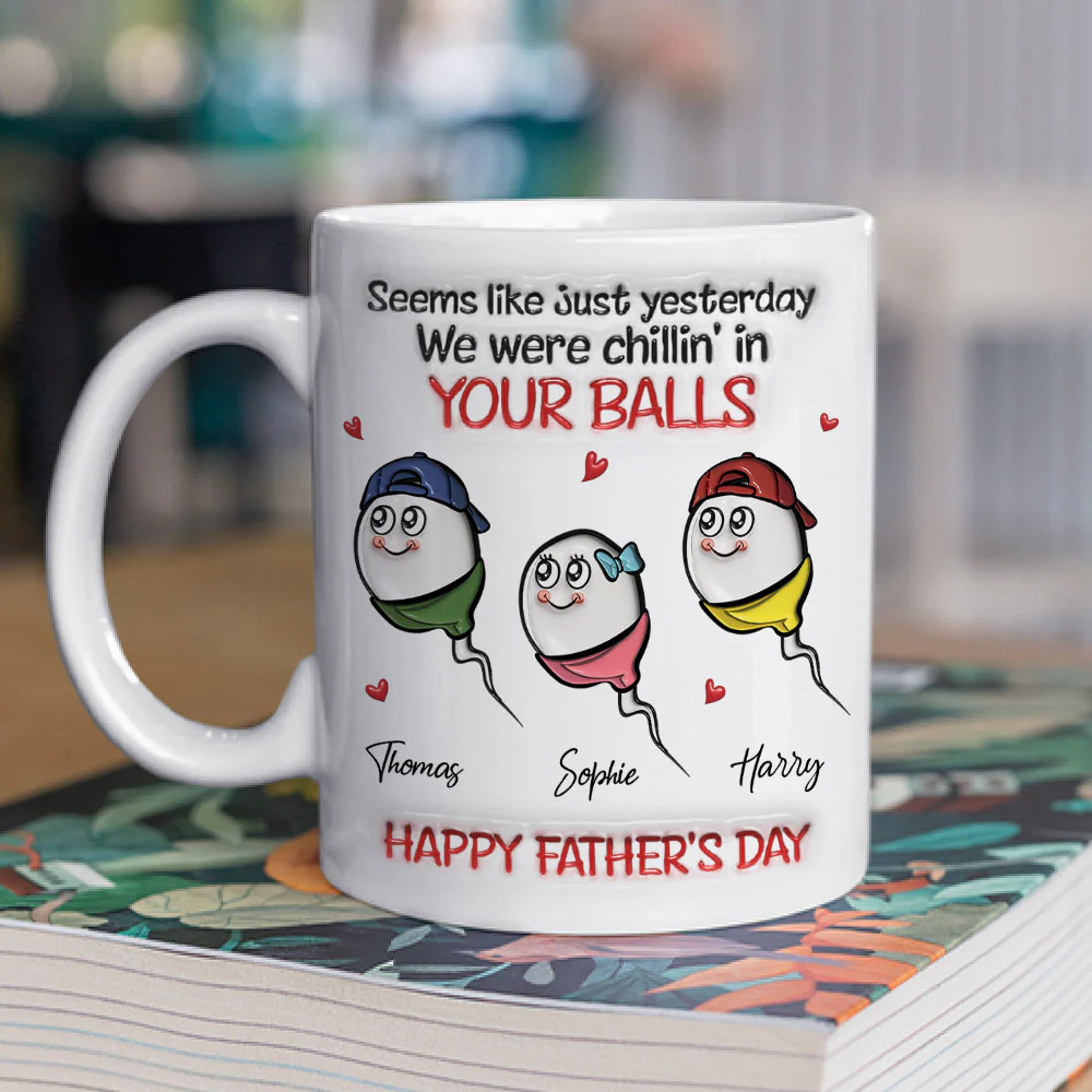 Chilling In Yours - Personalized Custom 3D Inflated Effect Mug - Image 2