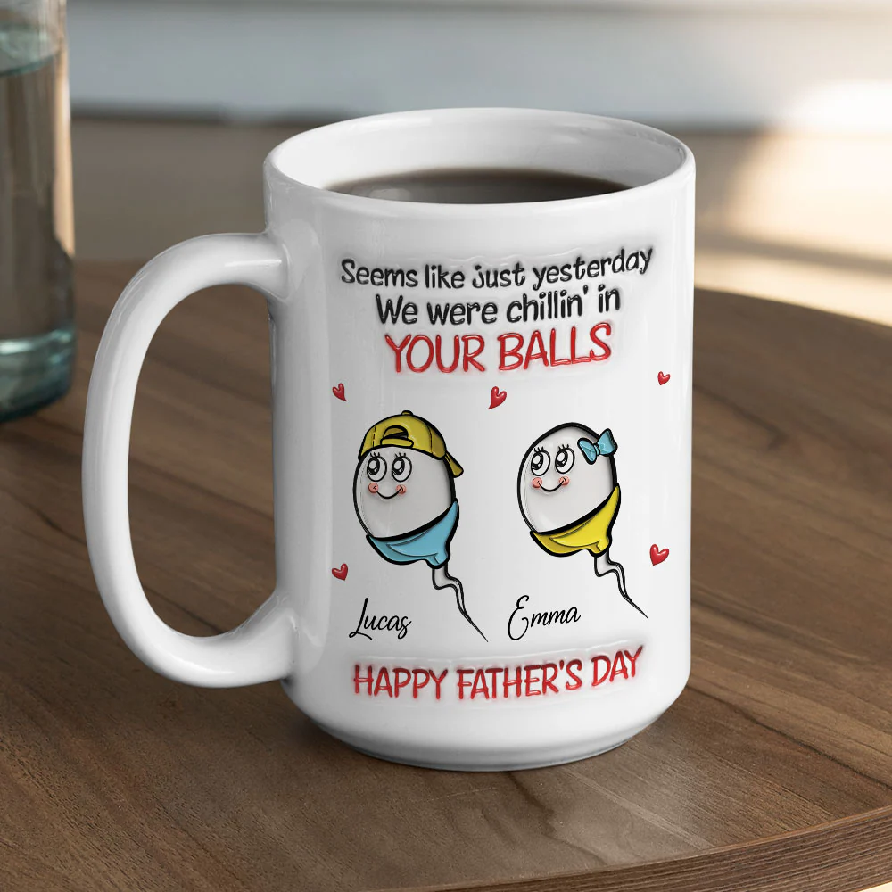 Chilling In Yours - Personalized Custom 3D Inflated Effect Mug - Image 6