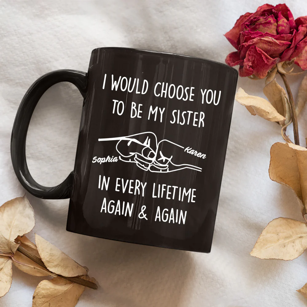 Choose You To Be My Brother - Personalized Custom Coffee Mug - Image 2
