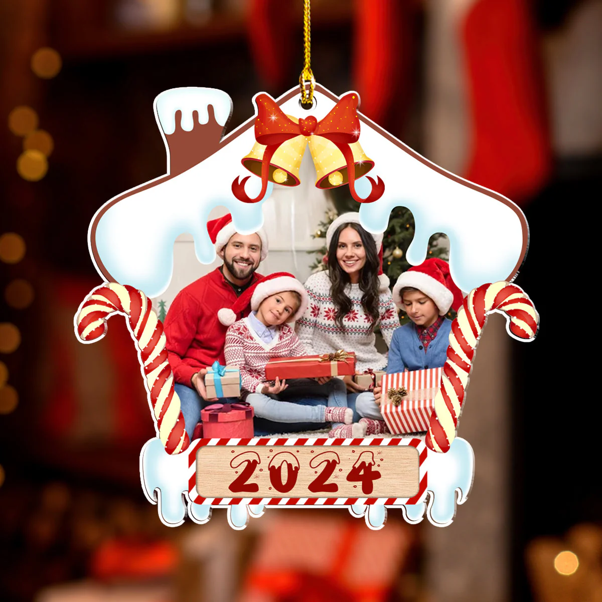 Christmas 2024 - Personalized Custom Acrylic Ornament - Image 3