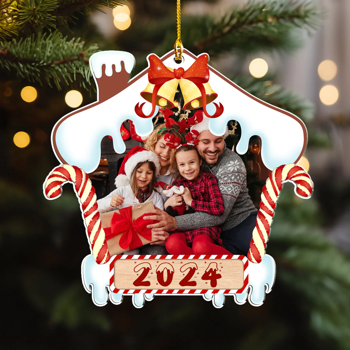 Christmas 2024 - Personalized Custom Acrylic Ornament - Image 4