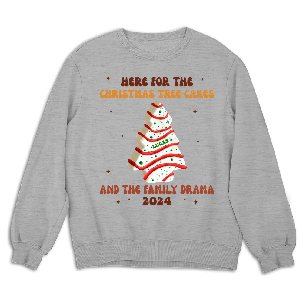 Christmas Tree Cakes And Family Drama - Personalized Custom Shirt - Image 14