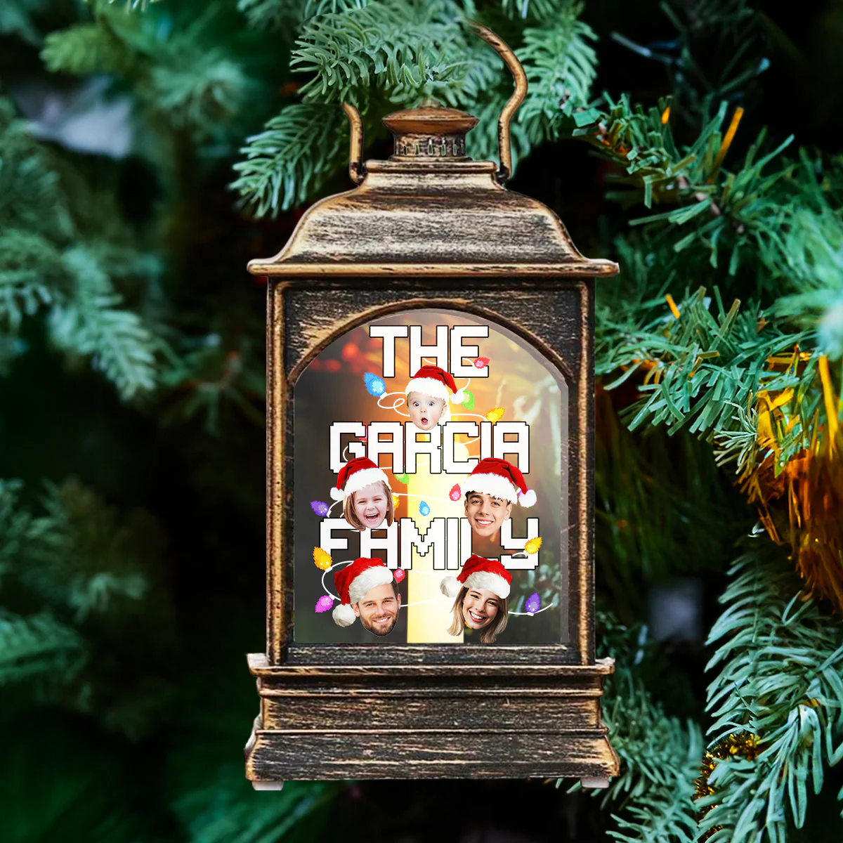 Christmas Tree - Personalized Custom Christmas Wind Lamp - Image 3