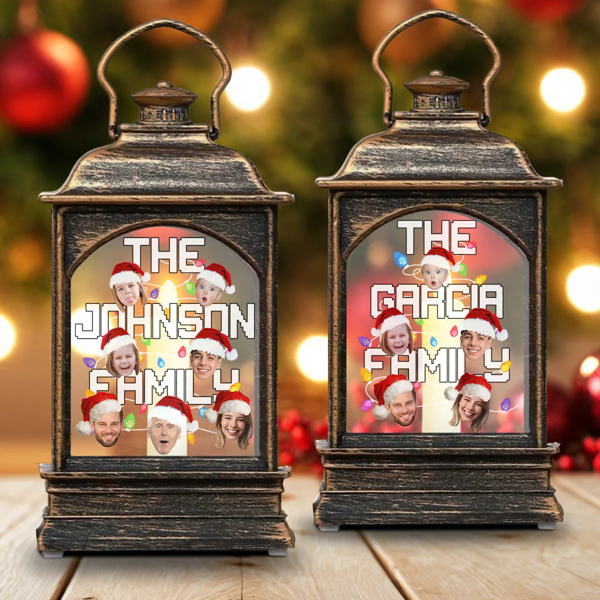 Christmas Tree - Personalized Custom Christmas Wind Lamp - Image 4