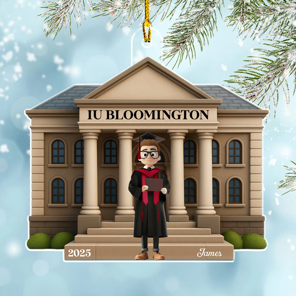 Class Of 2025 - Personalized Custom Acrylic Ornament - Image 5