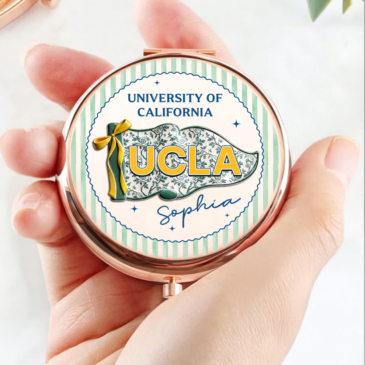 Class Of 2026 - Personalized Custom Compact Mirror - Image 3