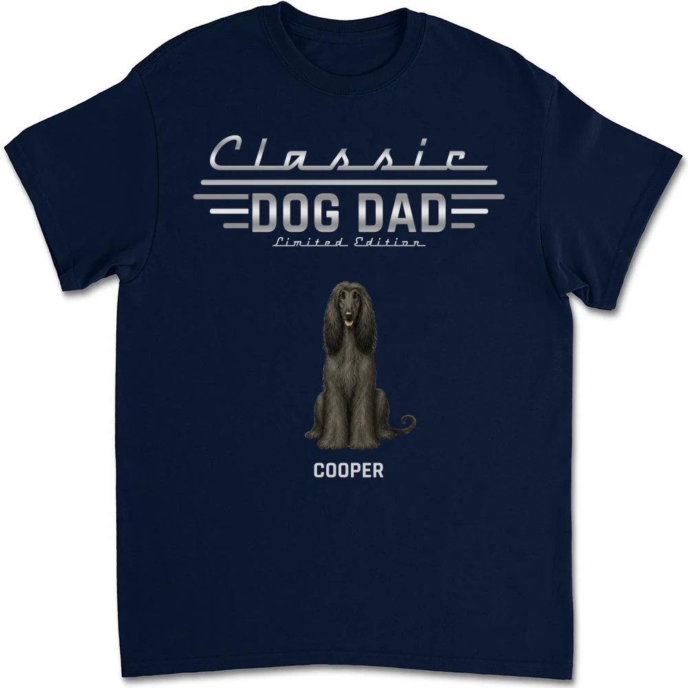 Classic Dog Dad - Personalized Custom Shirt - Image 9
