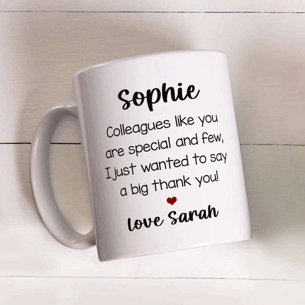 Colleagues Like You Are Special - Personalized Custom Coffee Mug - Image 2