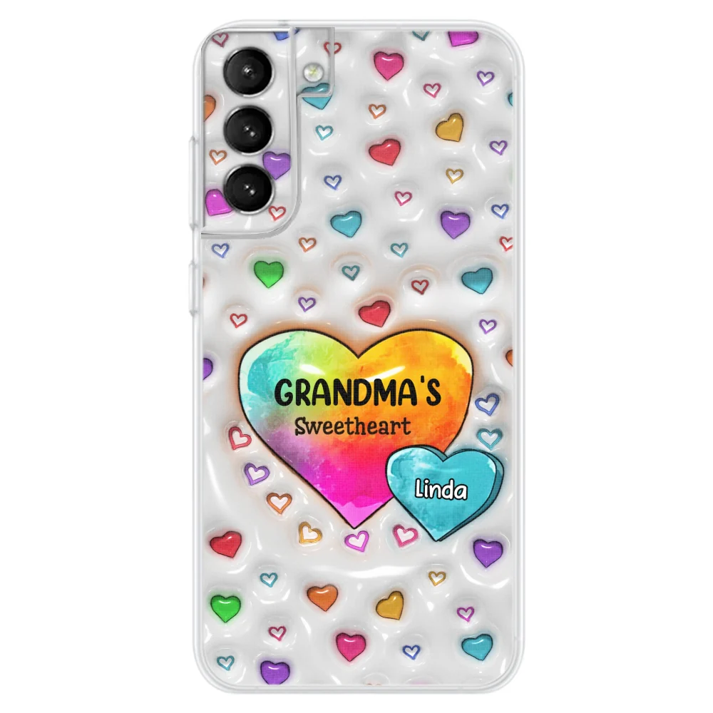 Colorful Sweethearts Grandma - Personalized Custom 3D Inflated Effect Phone Case - Image 32