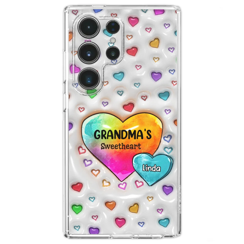 Colorful Sweethearts Grandma - Personalized Custom 3D Inflated Effect Phone Case - Image 33