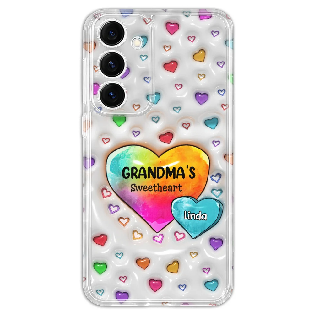 Colorful Sweethearts Grandma - Personalized Custom 3D Inflated Effect Phone Case - Image 37