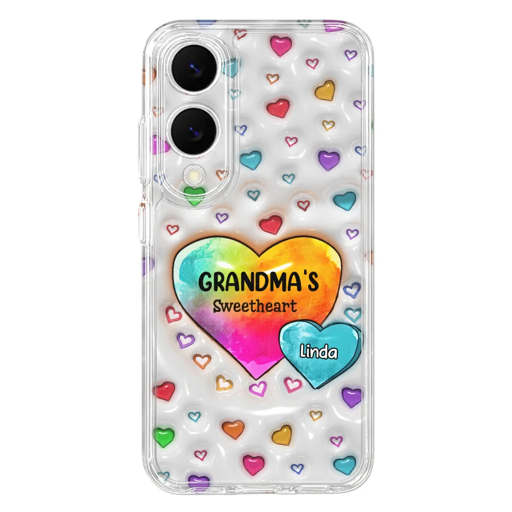 Colorful Sweethearts Grandma - Personalized Custom 3D Inflated Effect Phone Case - Image 38