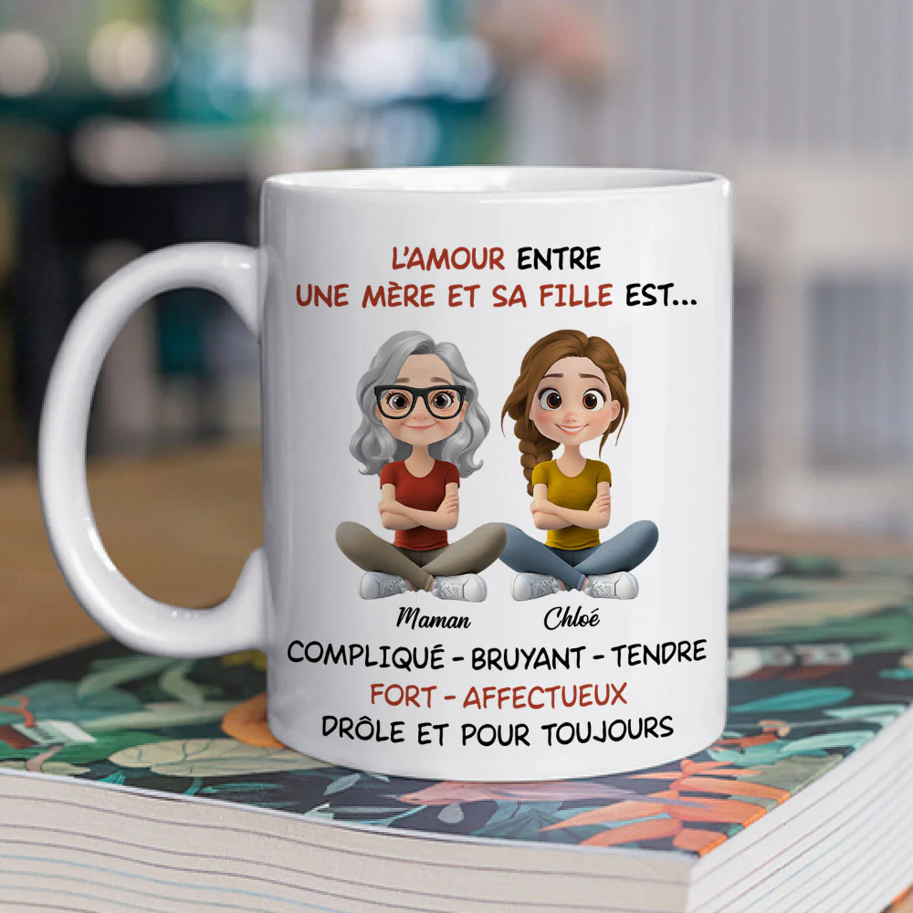 Complicated Noisy Tender French - Personalized Custom Coffee Mug - Image 2