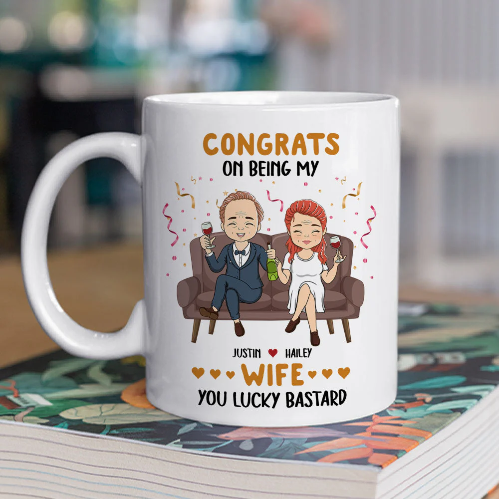 Congrats On Being My - Personalized Custom Coffee Mug - Image 2