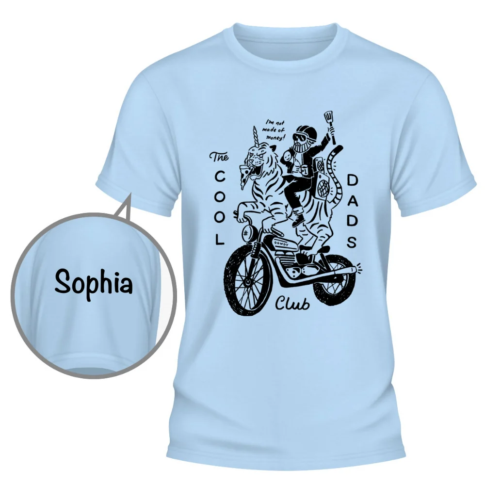 Cool Dad Club 2 - Personalized Custom Shirt With Design On Sleeve - Image 7