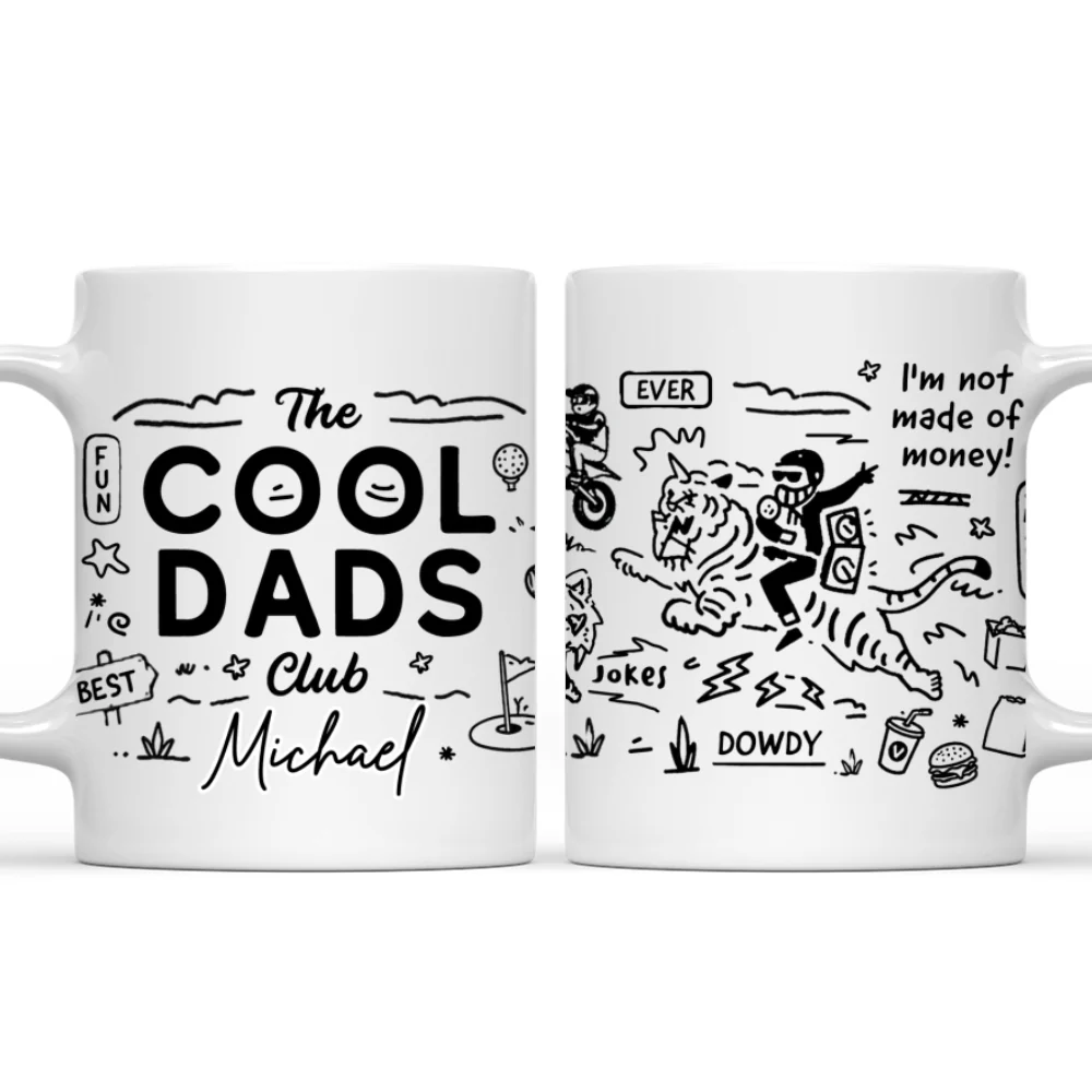 Cool Dads Club - Personalized Custom Coffee Mug - Image 7