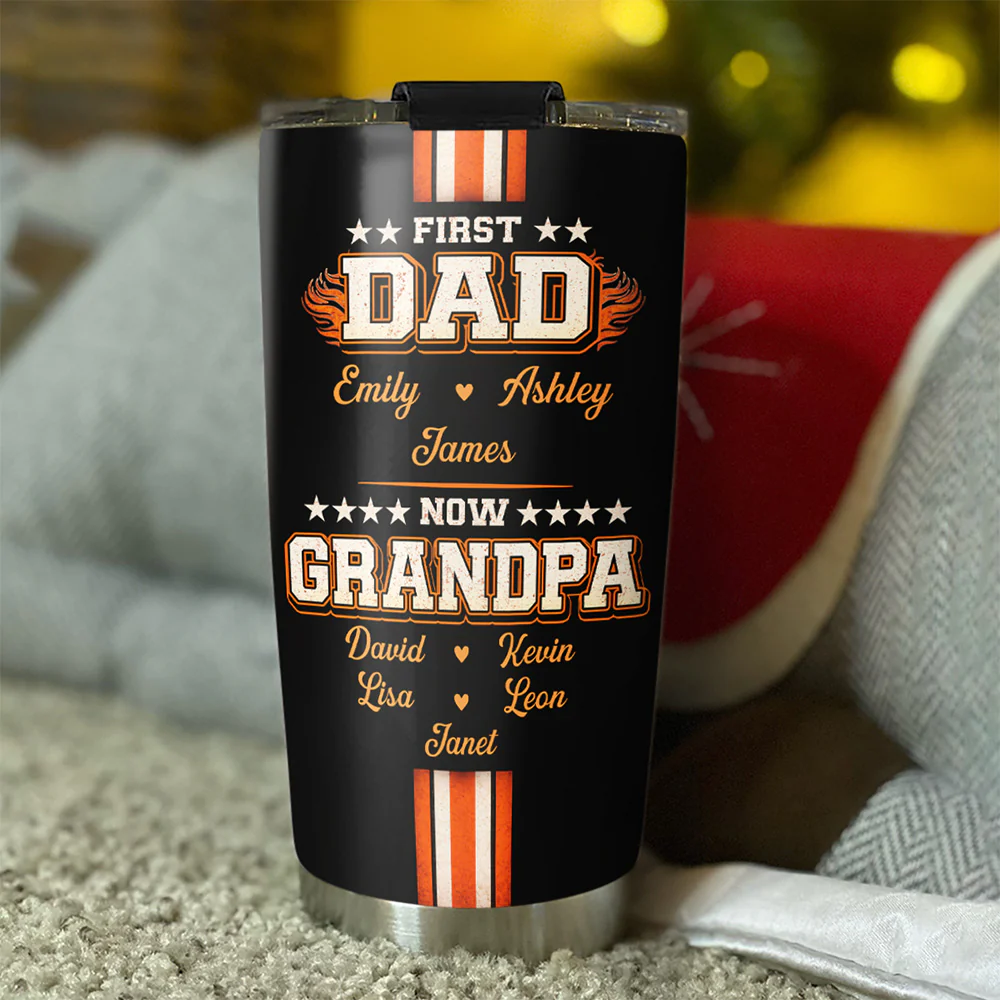 Cool Papa - Personalized Custom Tumbler - Image 3