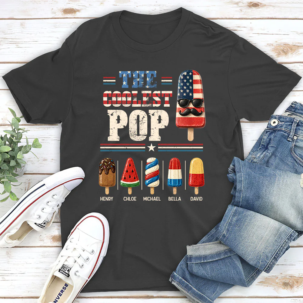 Coolest Pop - Personalized Custom Shirt - Image 4