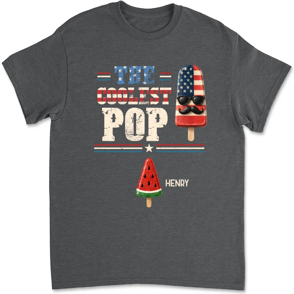 Coolest Pop - Personalized Custom Shirt - Image 8