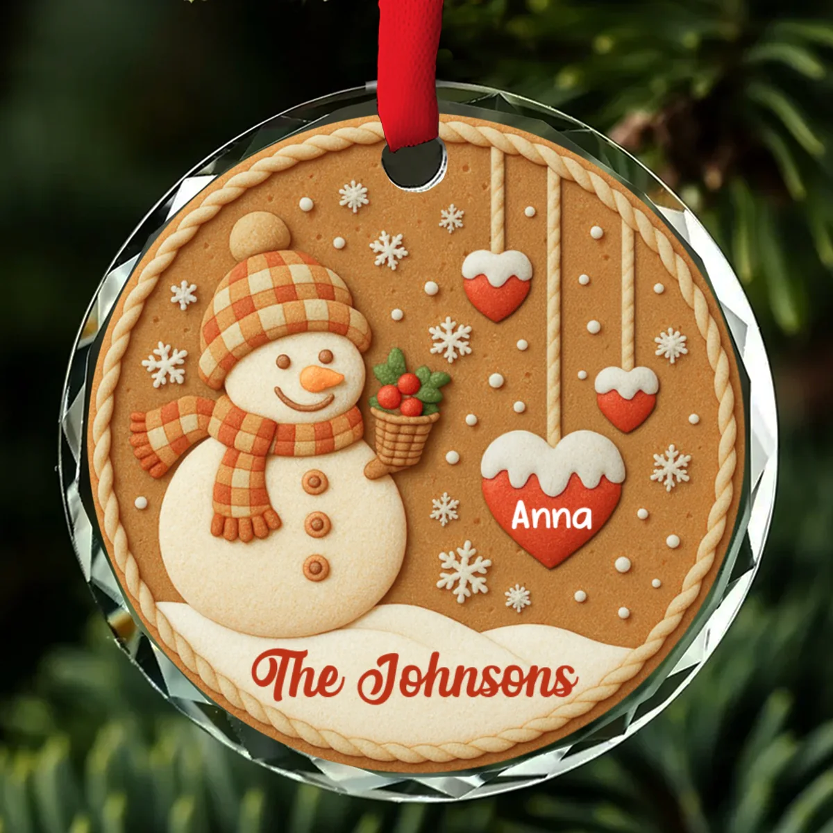 Cozy Season - Personalized Custom Glass Ornament - Image 6